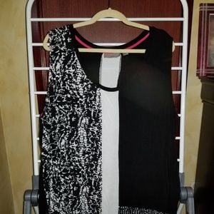Subdude and and Classic Black and White Sleeveless